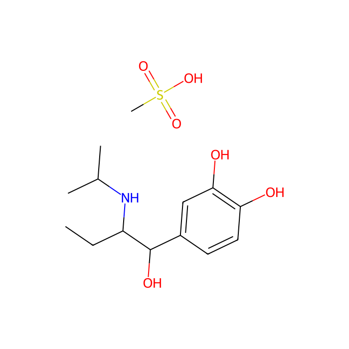 异他林甲磺酸盐, β-2 肾上腺素能受体激动剂