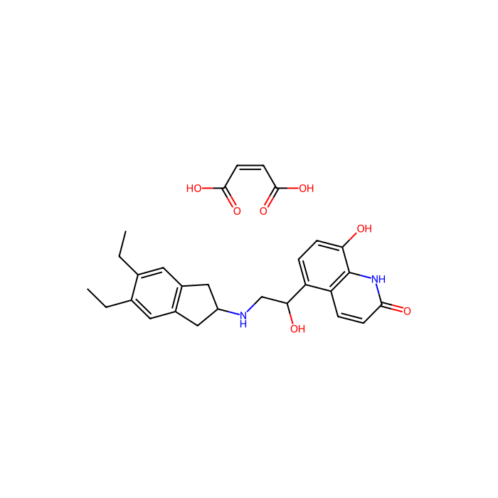 茚达特罗马来酸盐, β-2 肾上腺素能受体激动剂