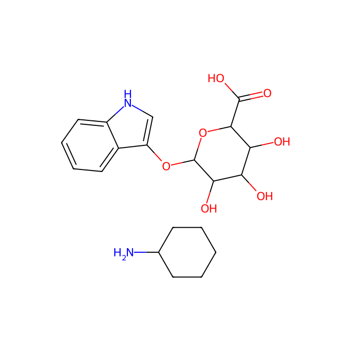 吲哚酚β-D-葡萄糖醛酸环己基铵盐