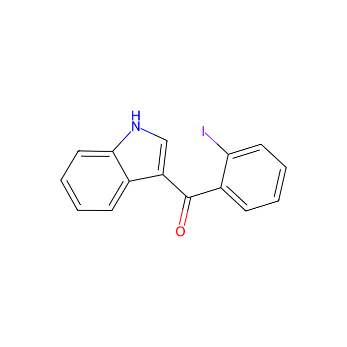 indol-3-yl-(2-iodo-phenyl)-methanone