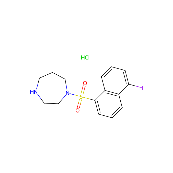 1-(5-碘萘-1-磺酰基)-1H-六氢-1,4-二氮杂卓,盐酸盐