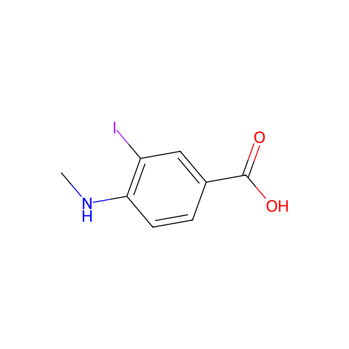 3-碘-4-(甲基氨基)苯甲酸