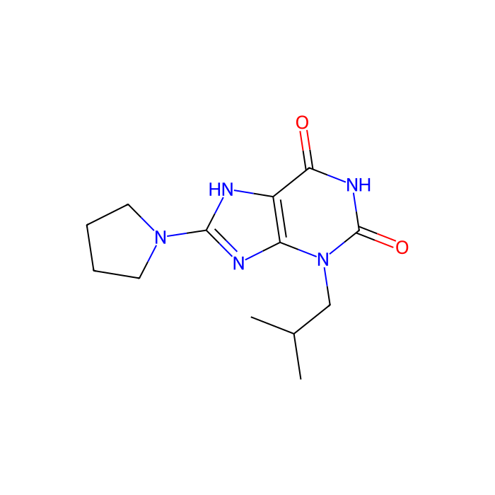 3-isobutyl-8-pyrrolidinoxanthine, A 2B 受体拮抗剂