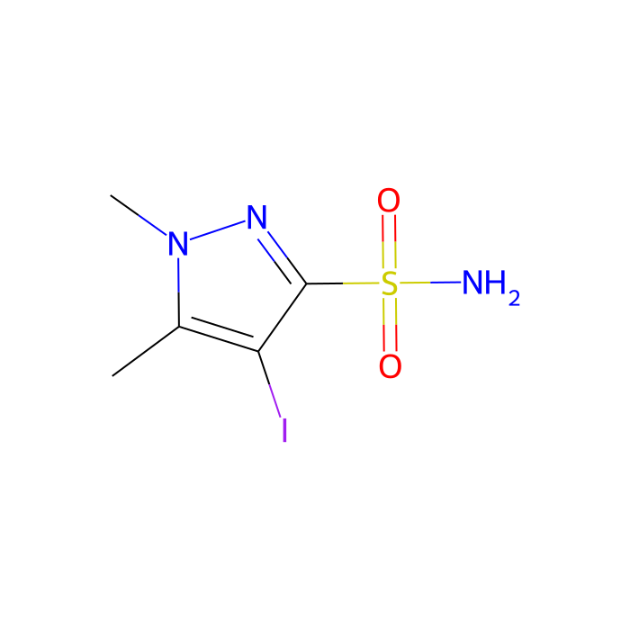 4-iodo-1,5-dimethyl-pyrazole-3-sulfonamide