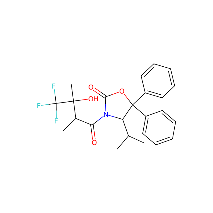 (4S)-4-isopropyl-5,5-diphenyl-3-[(2R,3S)-4,4,4-trifluoro-3-hydroxy-2,3-dimethyl-butanoyl]oxazolidin-2-one