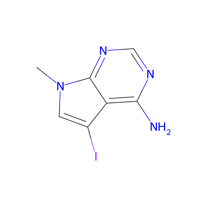5-iodo-7-methyl-7H-pyrrolo[2,3-d]pyrimidin-4-amine