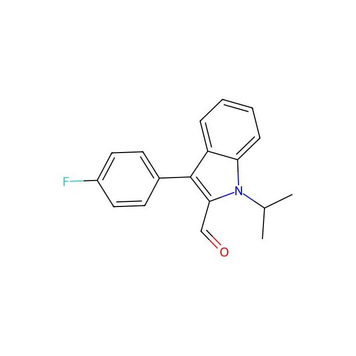 3-(4-氟苯基)-1-异丙基-1H-吲哚-2-苯甲醛