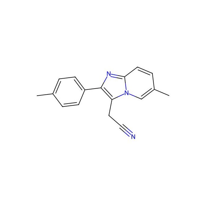 2-(6-甲基-2-(对-甲苯基)咪唑并[1,2-a]吡啶-3-基)乙腈