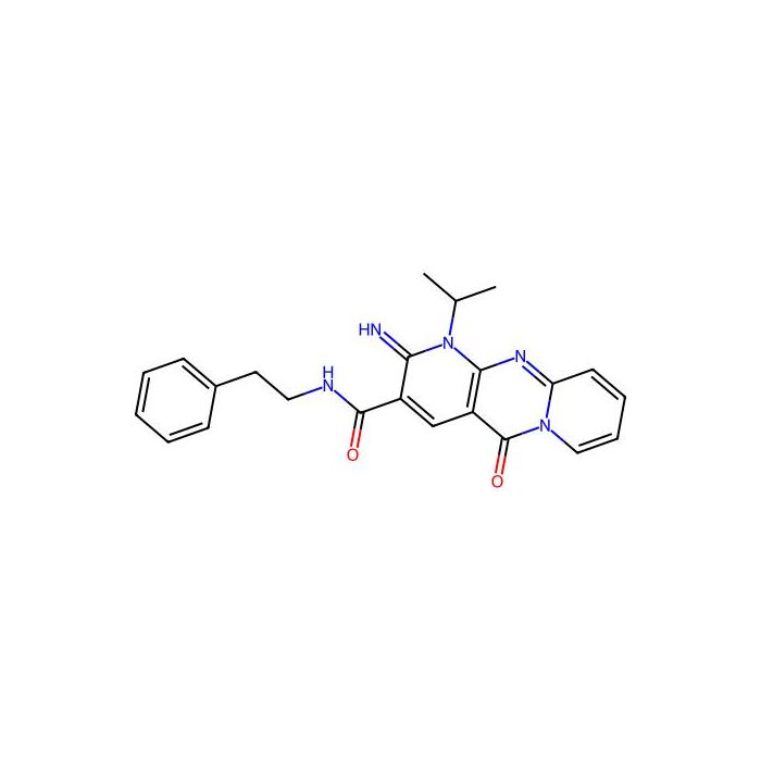 2-Imino-1-isopropyl-10-oxo-1,10-dihydro-2H-1,9,10a-triaza-anthracene-3-carboxylic acid phenethyl-amide