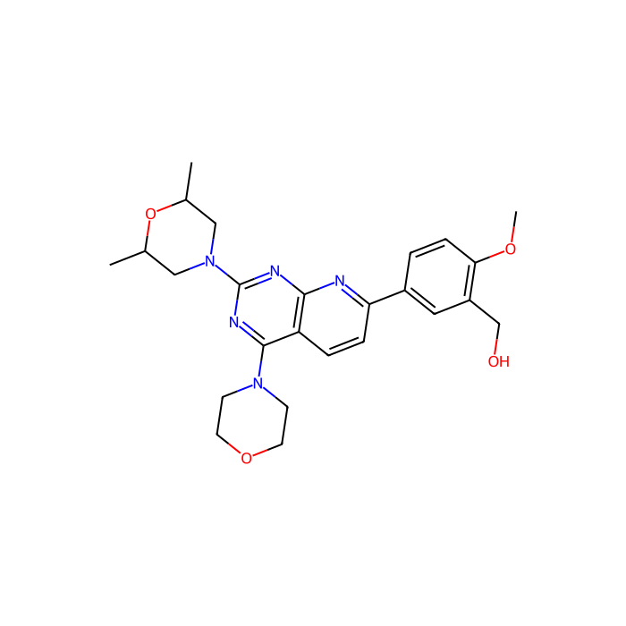 KU-0063794,mTOR抑制剂, 雷帕霉素激酶机制靶点抑制剂