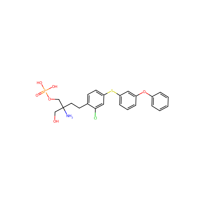 KRP 203-phosphate, S1P 1 受体激动剂;S1P 4 受体激动剂