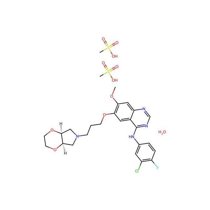 Larotinib mesylate hydrate