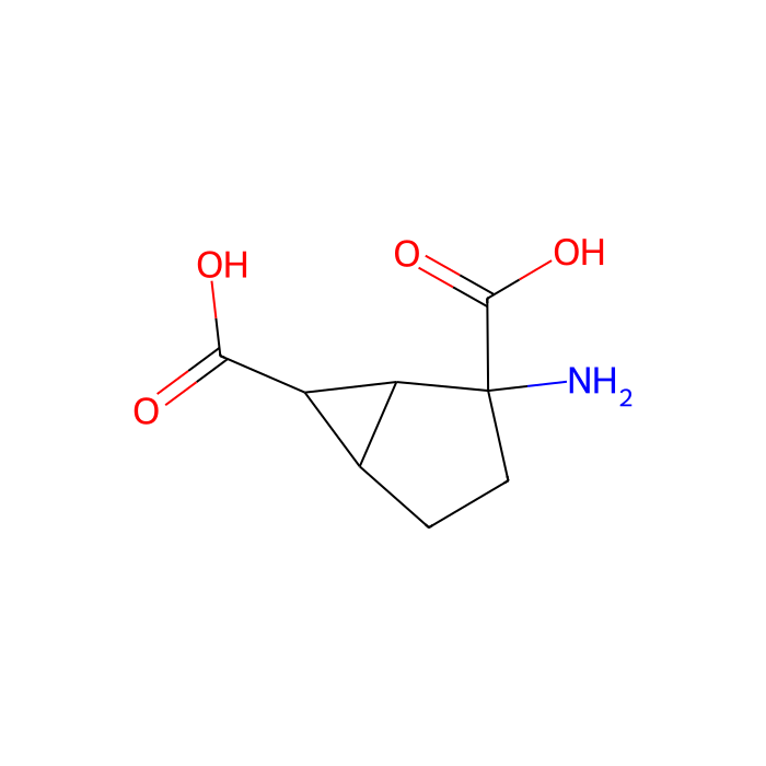 LY 354740,第二组mGlu激动剂, mGlu 2 受体激动剂；mGlu 3 受体激动剂；mGlu 6 受体激动剂；mGlu 8 受体激动剂