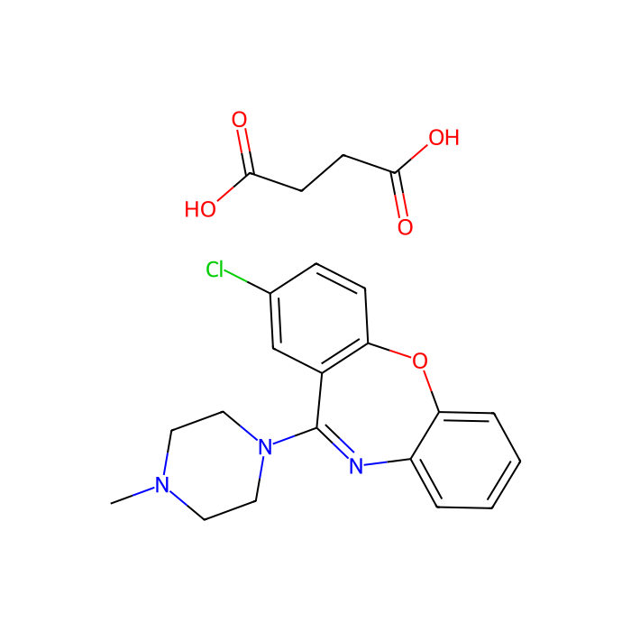 洛沙平琥珀酸酯, 羟色胺 2c (5-HT2c) 受体拮抗剂