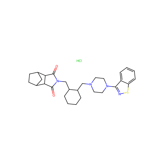 盐酸鲁拉西酮, 多巴胺 D2 受体拮抗剂