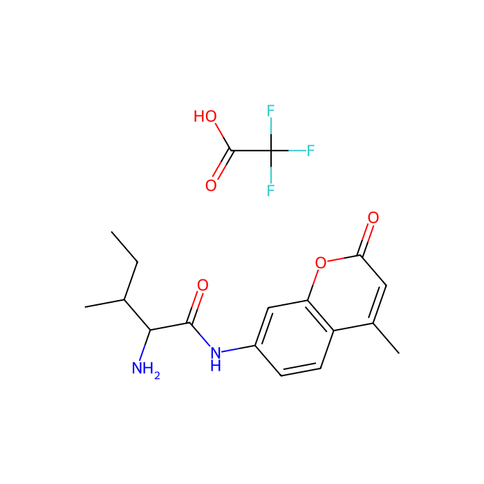 H-L-异亮氨酰-7-氨基-4-甲基香豆素三氟乙酸盐