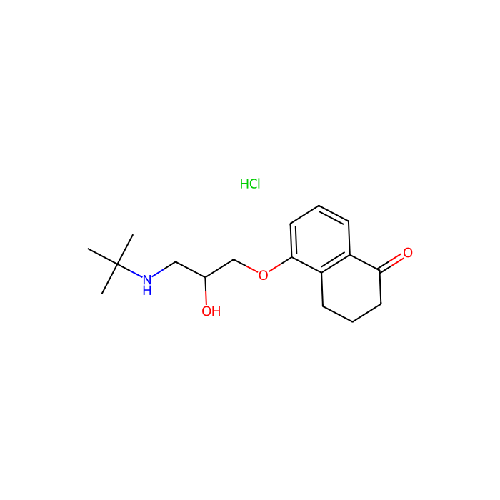 盐酸左布诺洛尔, β-1肾上腺素能受体拮抗剂