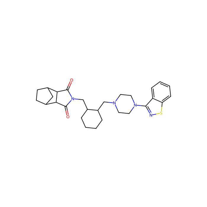 鲁拉西酮, 5-HT 1A 受体激动剂；5-HT 2A 受体拮抗剂；5-HT 7 受体拮抗剂；α 2A 肾上腺素受体拮抗剂；α 2C 肾上腺素受体拮抗剂；D 2 受体拮抗剂