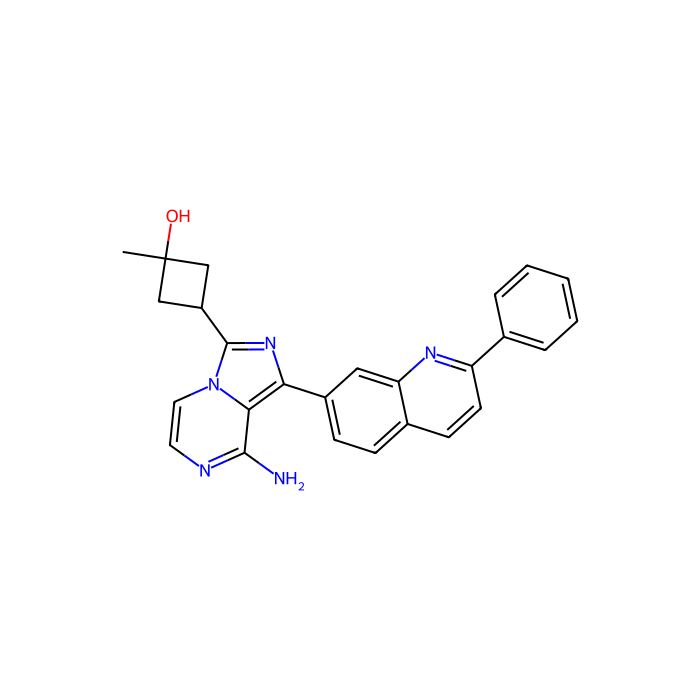 Linsitinib (OSI-906), 胰岛素样生长因子 I 受体抑制剂 胰岛素受体抑制剂 胰岛素受体相关受体抑制剂