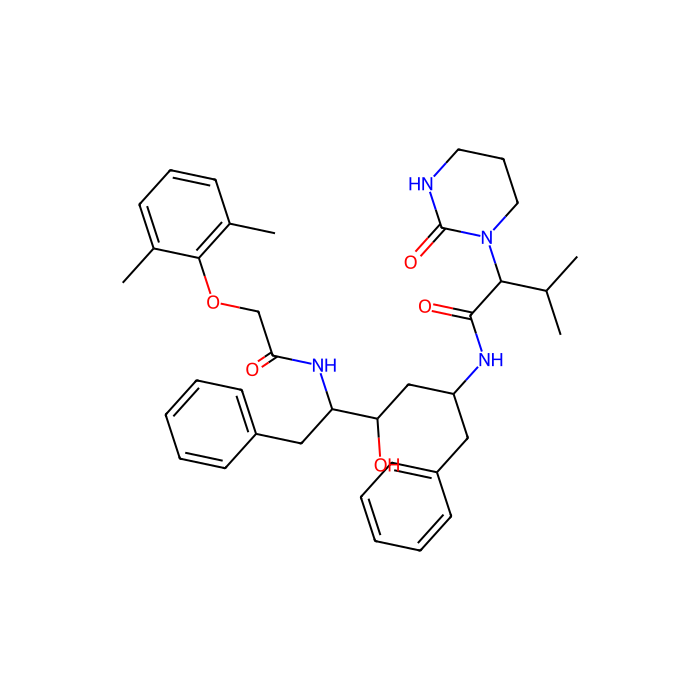 Lopinavir (ABT-378), 人体免疫缺陷病毒 1 型蛋白酶抑制剂