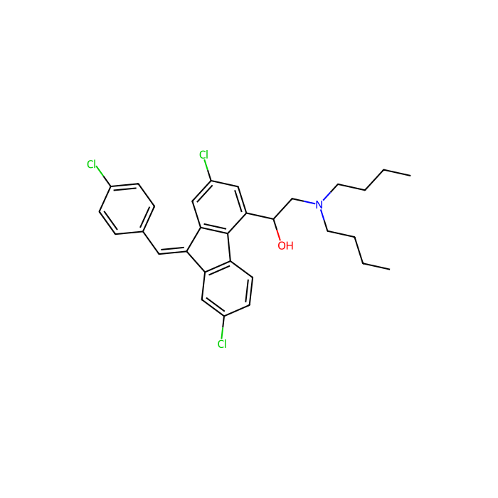 苯芴醇, 铁原卟啉 IX 抑制剂