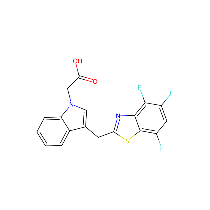 Lidorestat (IDD-676), 醛酮还原酶家族 1 成员 B 的抑制剂