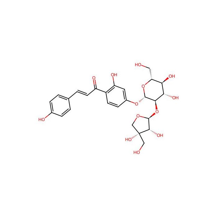 异甘草素-4'-O-芹糖(1→2)葡萄糖苷