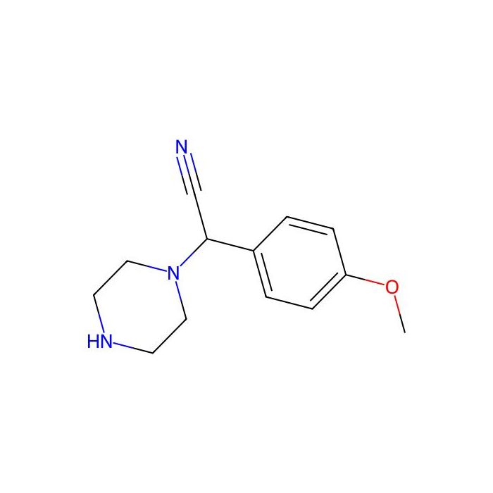 (4-Methoxyphenyl)(piperazin-1-yl)acetonitrile