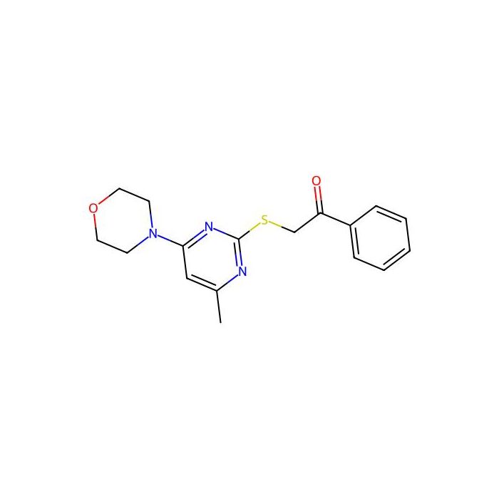 2-((4-Methyl-6-morpholinopyrimidin-2-yl)thio)-1-phenylethanone
