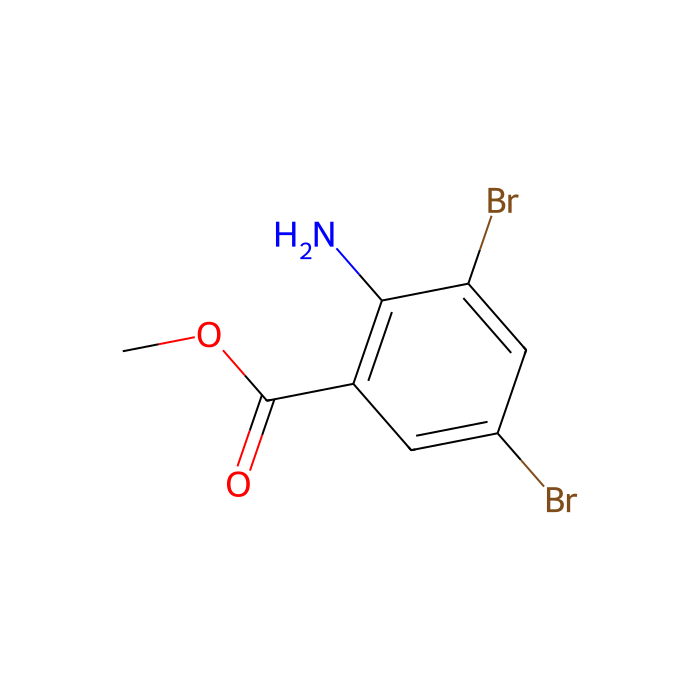 2-氨基3,5-二溴苯甲酸甲酯