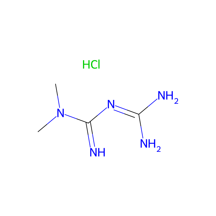 二甲双胍盐酸盐, 线粒体甘油-3-磷酸脱氢酶抑制剂