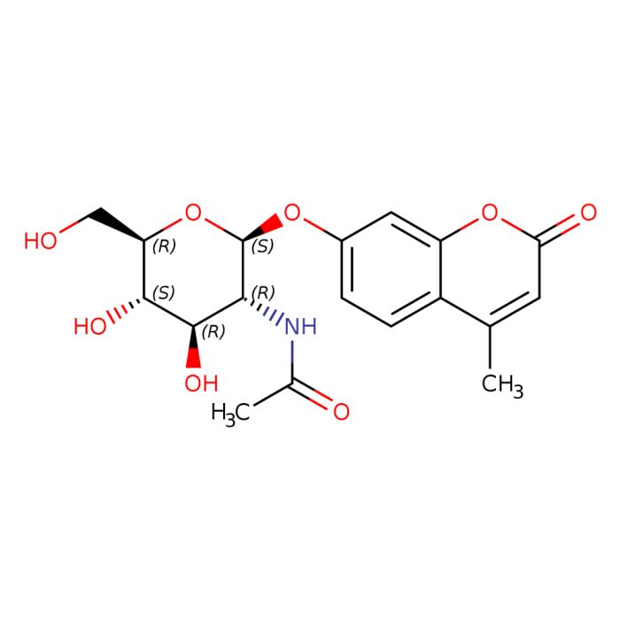 4-甲基香豆素-2-乙酰氨基-2-脱氧-β-D-吡喃葡萄糖苷