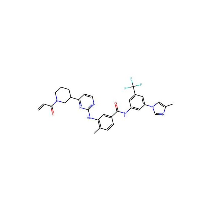 4-methyl-N-[3-(4-methylimidazol-1-yl)-5-(trifluoromethyl)phenyl]-3-[[4-(1-prop-2-enoylpiperidin-3-yl)pyrimidin-2-yl]amino]benzamide