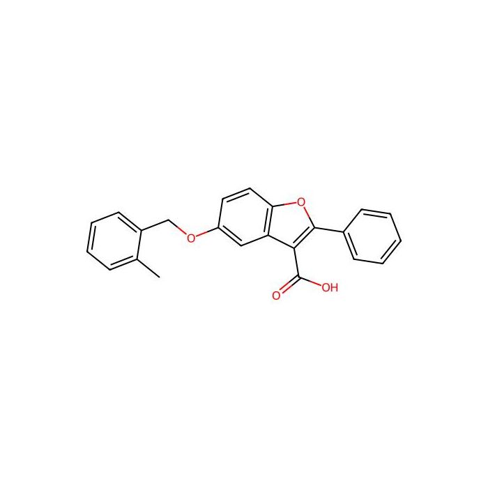 5-[(2-Methylphenyl)methoxy]-2-phenyl-1-benzofuran-3-carboxylic acid