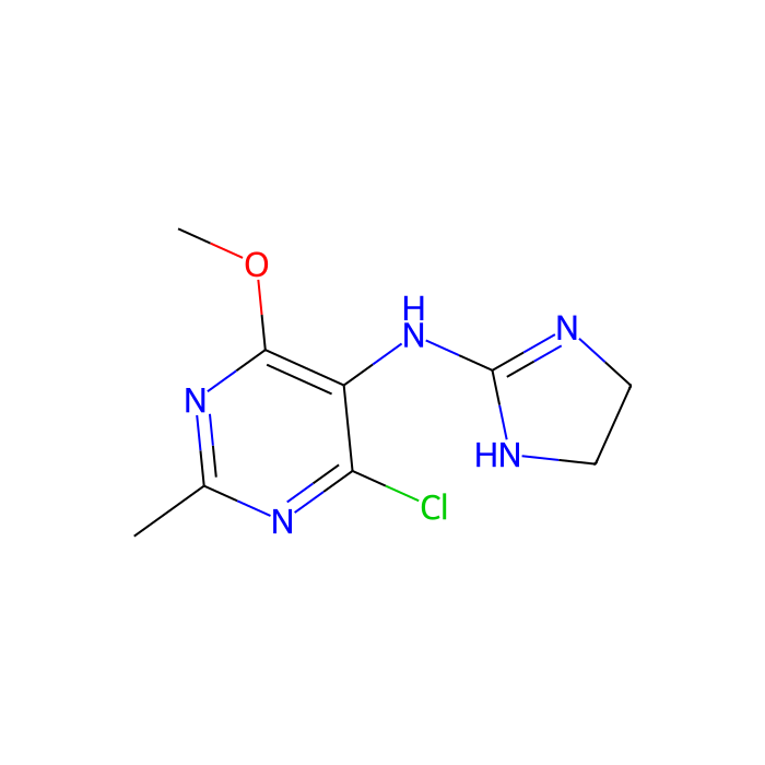 莫索尼啶, α 2A 肾上腺素受体激动剂；α 2B 肾上腺素受体激动剂；α 2C 肾上腺素受体激动剂