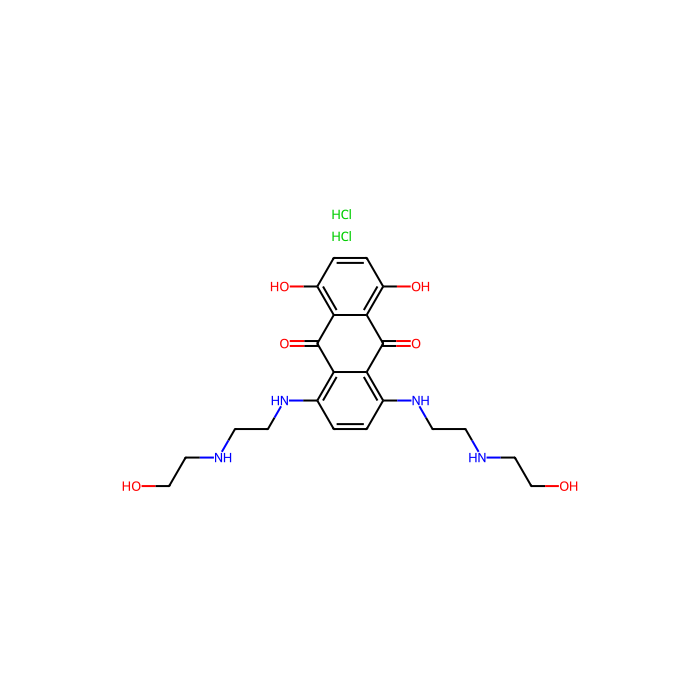 米托蒽醌二盐酸盐, DNA 拓扑异构酶 II alpha 抑制剂