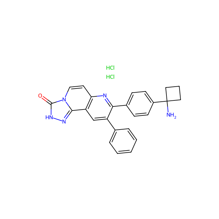 MK-2206 2HCl, AKT 丝氨酸/苏氨酸激酶 1 的变构调节剂；AKT 丝氨酸/苏氨酸激酶 2 的变构调节剂；AKT 丝氨酸/苏氨酸激酶 3 的变构调节剂