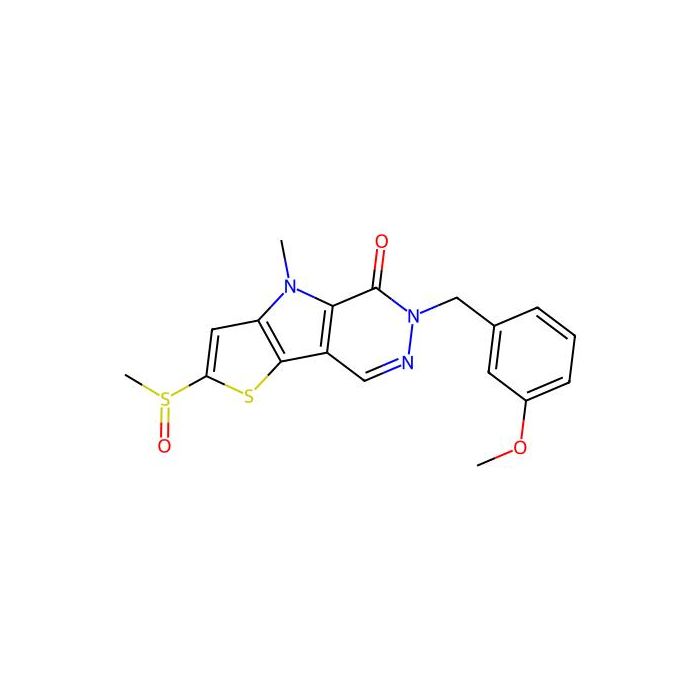 6-[(3-Methoxyphenyl)methyl]-4-methyl-2-methylsulfinyl-5-thieno[3,4]pyrrolo[1,3-d]pyridazinone