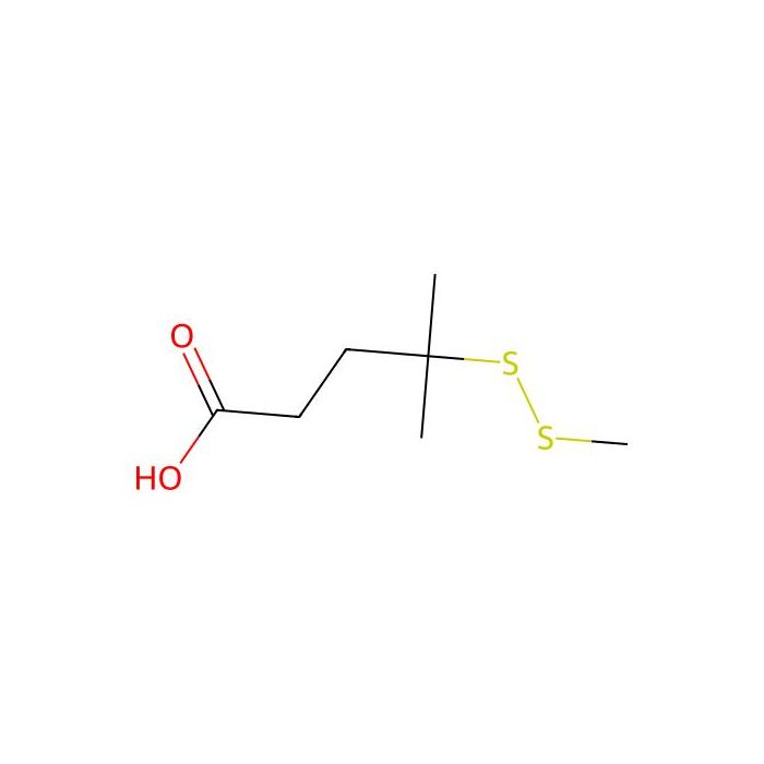 4-Methyl-4-(methyldisulfanyl)pentanoic acid