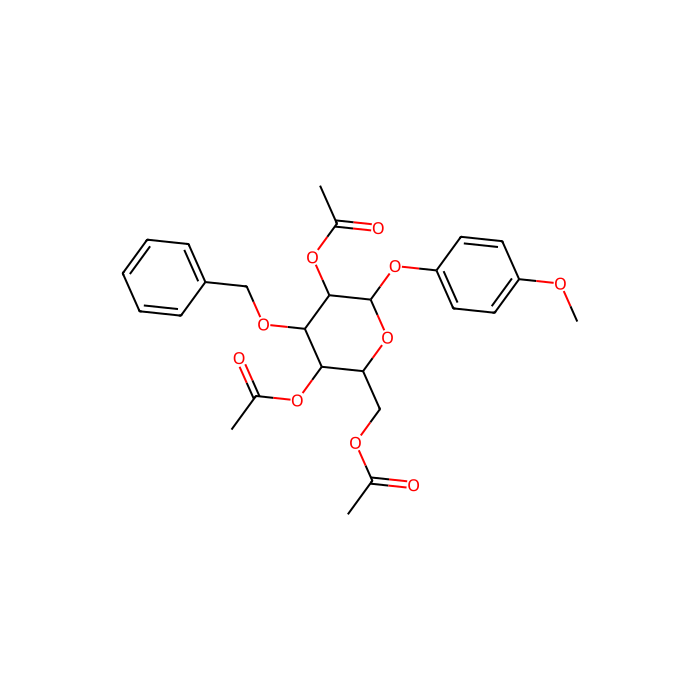 4-甲氧苯基2,4,6-三-O-乙酰-3-O-苄基-β-D-吡喃葡萄糖苷