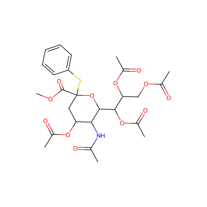 5-乙酰氨基-4,7,8,9-四-O-乙酰基-3,5-二脱氧-2-S-苯基-2-硫代-D-甘油-D-半乳-2-吡喃神经氨酸甲酯