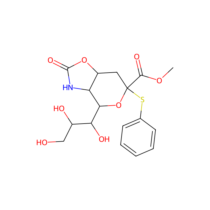 5-N,4-O-羰基-3,5-二脱氧-2-S-苯基-2-硫-D-丙三醇-β-D-半乳-2-吡喃壬酮糖甲酯