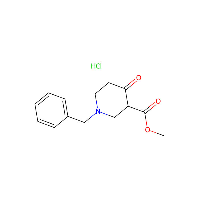 1-苯甲基-4-氧代-3-哌啶甲酸甲酯盐酸盐