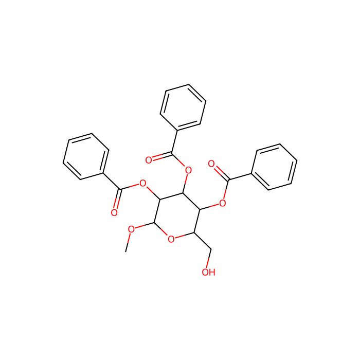 甲基2,3,4-三-O-苯甲酰-α-D-吡喃葡萄糖苷