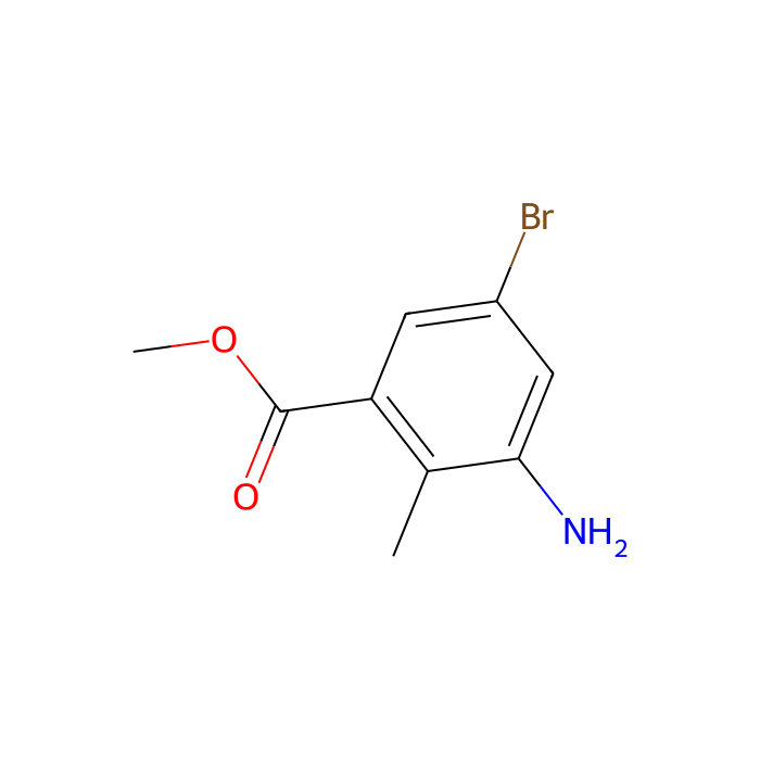 3-氨基-5-溴-2-甲基苯甲酸甲酯