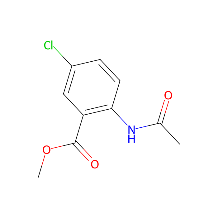 2-乙酰氨基-5-氯苯甲酸甲酯