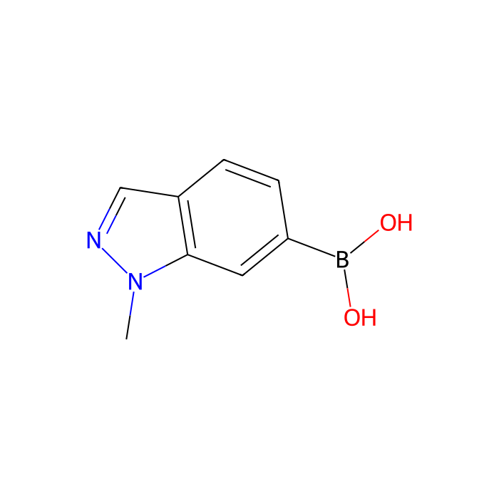 1-甲基-1H-吲唑-6-硼酸（含数量不等的酸酐）