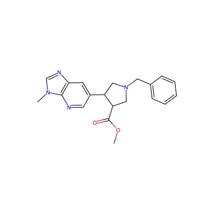 甲基1-苄基-4-(3-甲基-3H-咪唑[4,5-b] 吡啶- 6-基)吡咯烷-3-羧酸酯