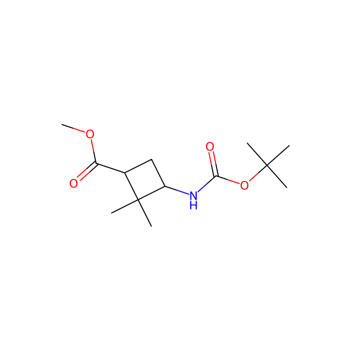 甲基顺式-3-(Boc-氨基)-2,2-二甲基环丁烷羧酸盐