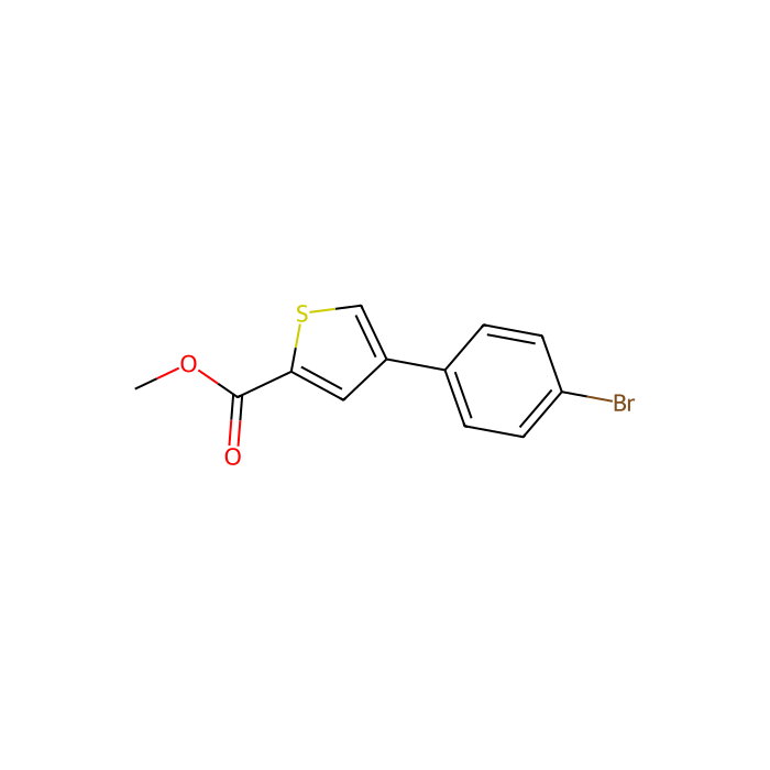 4-(4-溴苯基)噻吩-2-羧酸甲酯